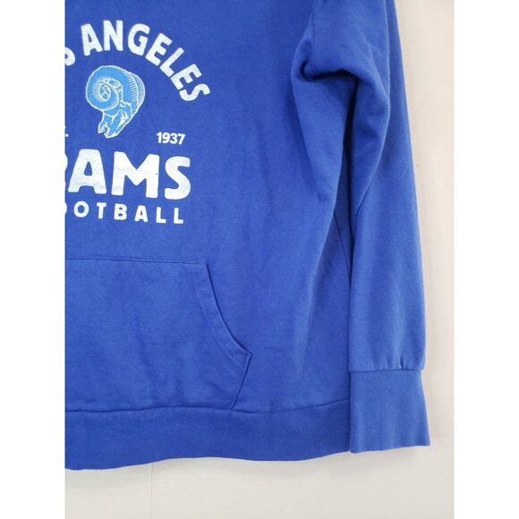 Los Angeles Rams Fanatics Womens 3XL Hoodie Pullover Blue Football NFL Pocket - Picture 3 of 5